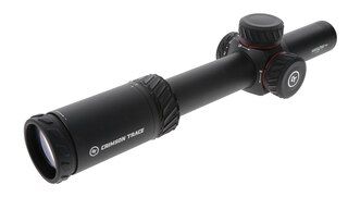 Crimson Trace Hardline Pro 1-6x24mm illuminated riflescope features a BDC reticle with red dot